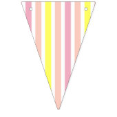 Roze limonade Partij, geel en roze Vlaggetjes (Tweede vlag)