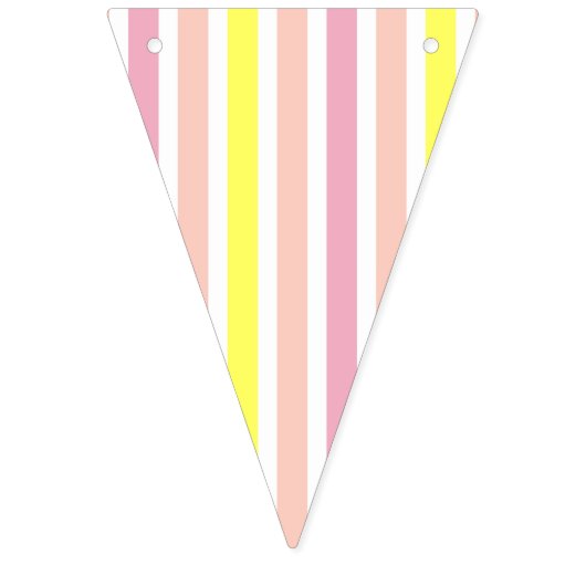 Roze limonade Partij, geel en roze Vlaggetjes (Tweede vlag)