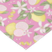 Roze limonade Party tafelkleed (Gekanteld)