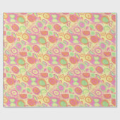 Roze limonade Pattern Cadeaupapier (Vlak)