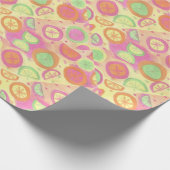 Roze limonade Pattern Cadeaupapier (Hoek)