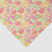Roze limonade Pattern Tissuepapier (Detail)