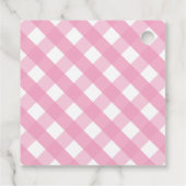 Roze limonade persoonlijke voordeur of cadeauLabel Bedankjes Labels (Achterkant)