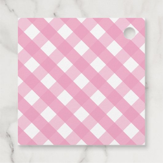 Roze limonade persoonlijke voordeur of cadeauLabel Bedankjes Labels (Achterkant)