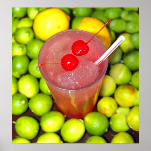 Roze limonade poster (Voorkant)