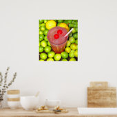 Roze limonade poster (Keuken)