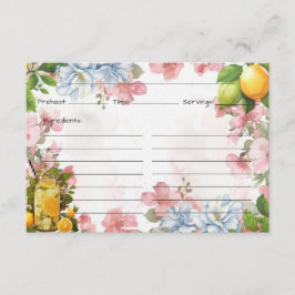 Roze limonade Recept Kaart