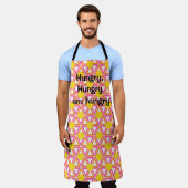 Roze limonade schort (Gedragen)