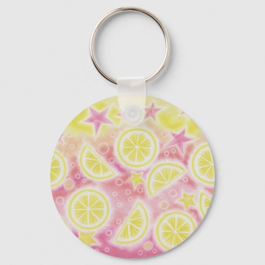 Roze limonade sleutelhanger (Voorkant)