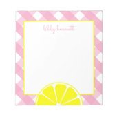 Roze limonade, speciaal Notitieblok (Voorkant)