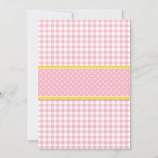 Roze limonade stand (elke leeftijd) Verjaardagsfee Kaart (Achterkant)