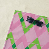 Roze limonade strandlaken (In situ)