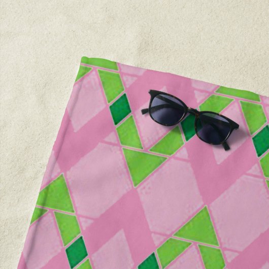 Roze limonade strandlaken (In situ)