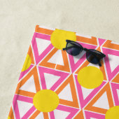 Roze limonade strandlaken (In situ)