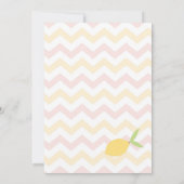 Roze limonade -  uitnodiging voor meisjes (Achterkant)