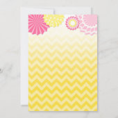 Roze limonade Uitnodiging Zonneshine Eerste verjaa (Achterkant)