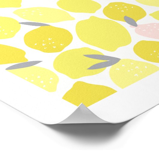 Roze limonade van Origami Prints 12x12 Art Print (Hoek)