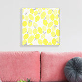 Roze limonade van Origami Prints Art Print Canvas (Insitu (Woonkamer))