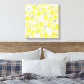 Roze limonade van Origami Prints Art Print Canvas (Insitu (Slaapkamer))