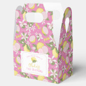 Roze limonade verjaardag gunst dozen bedankdoosjes (Geopend)