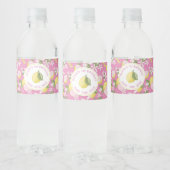 Roze limonade Verjaardag Water Fles Label Waterfles Etiket (Flessen)