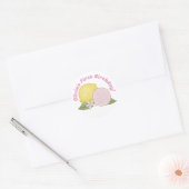 Roze limonade Verjaardagsgunst Sticker (Envelop)