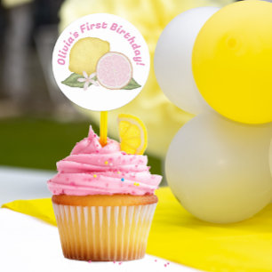 Roze limonade Verjaardagsgunst Sticker