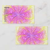 Roze limonade visitekaartje (Voorkant / Achterkant)