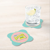  roze limonadebord citroenzomerpap kartonnen onderzetters (Insitu)