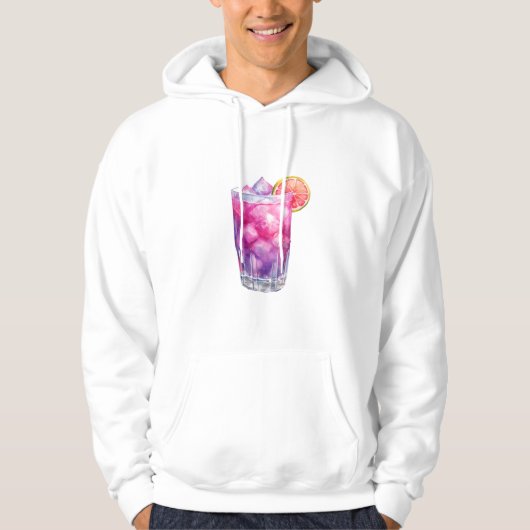 roze limonadecocktail hoodie (Voorkant)