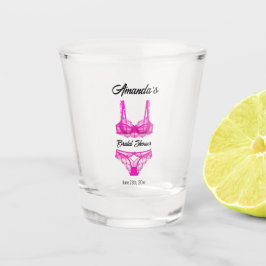 Roze lingerie Bruidsdouche Shot Glas