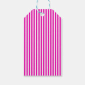 Roze lingerie bruidsshower cadeaulabel (Achterkant)