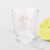 Roze lingerie douche bruidsfeest favor shot glas (Achterkant)