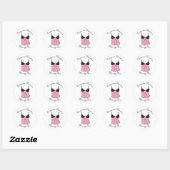 Roze lingerie Stickers (Vel)