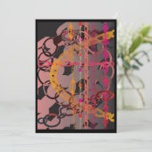 Roze Links Kaart (Staand voorkant)