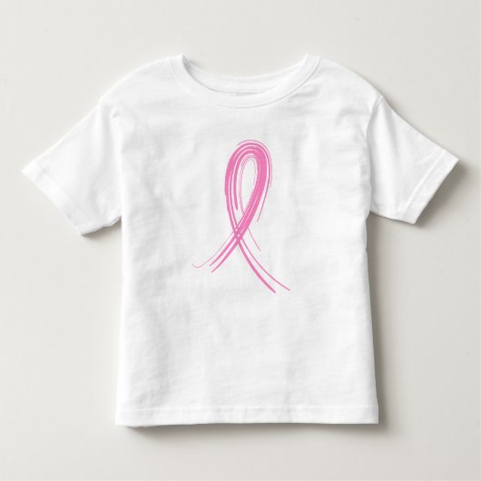 Roze lint 2 Borstkanker Kinder Shirts (Voorkant)