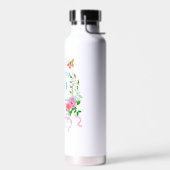 Roze lint 70e verjaardag waterfles (Links)
