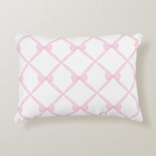 Roze lint accent kussen