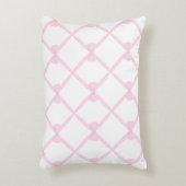 Roze lint accent kussen (Voorkant(Verticaal))