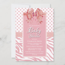 Roze Lint Baby Shower