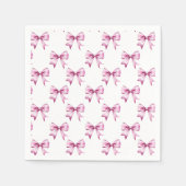 Roze Lint Baby Shower Servet (Voorkant)