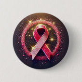 Roze lint badges! ronde button 5,7 cm (Voorkant)