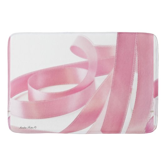 Roze lint badmat (Voorkant)