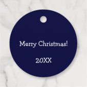 Roze lint Bauble Bedankjes Labels (Achterkant)