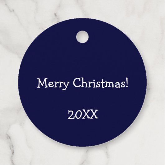 Roze lint Bauble Bedankjes Labels (Achterkant)