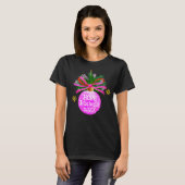 Roze lint Bauble T-shirt (Voorkant volledig)