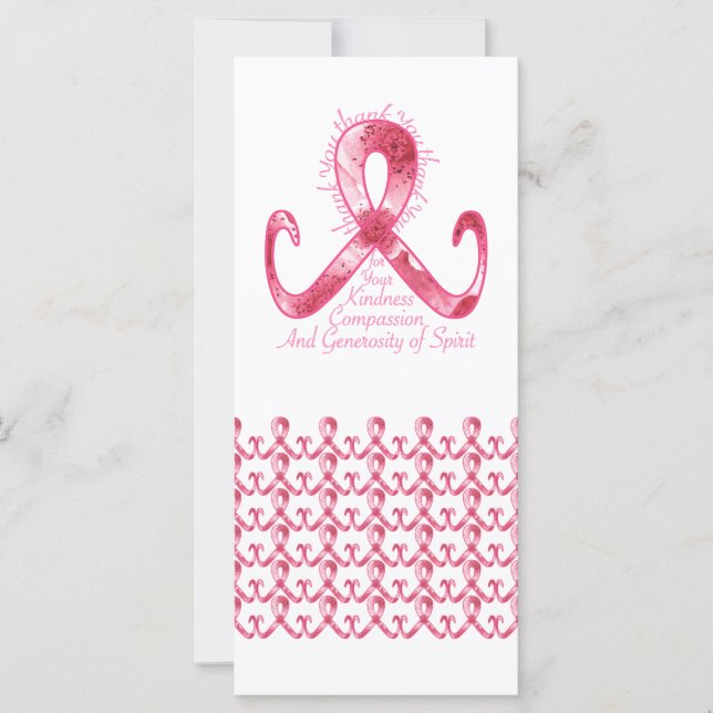 Roze lint bedankt (Voorkant)