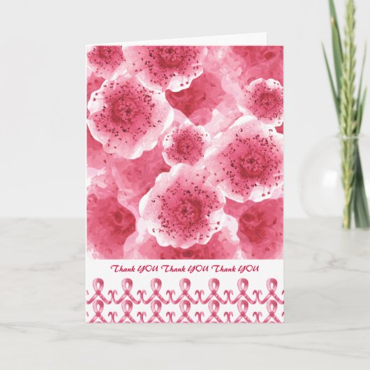 Roze lint bedankt (Voorkant)