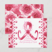 Roze lint bedankt (Voorkant / Achterkant)