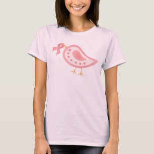 Roze lint Bird T-shirt